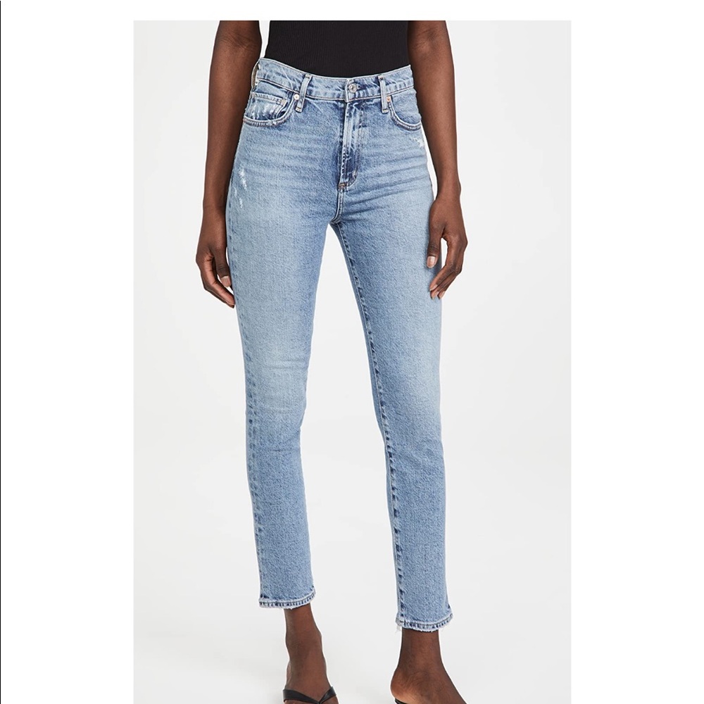 Citizens of Humanity Olivia High Rise Slim Ankle Jeans
